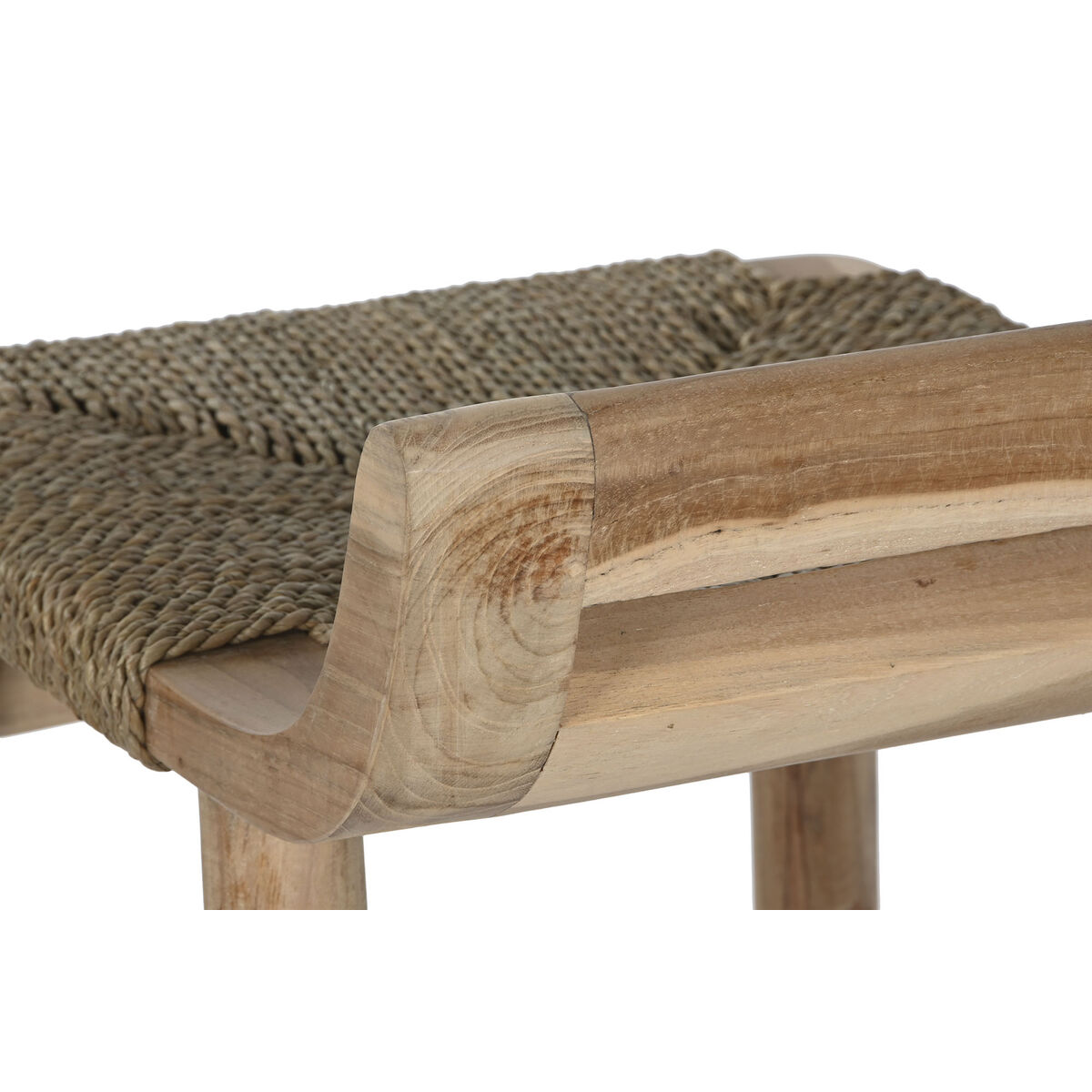 Sittpall Home ESPRIT Naturell Rattan Teak Fibrer 37 x 45 x 77 cm - 4