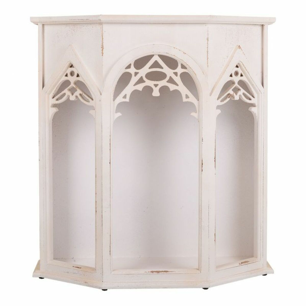 Öppen spis Alexandra House Living Granträ Trä MDF 26 x 81 x 72 cm - 4