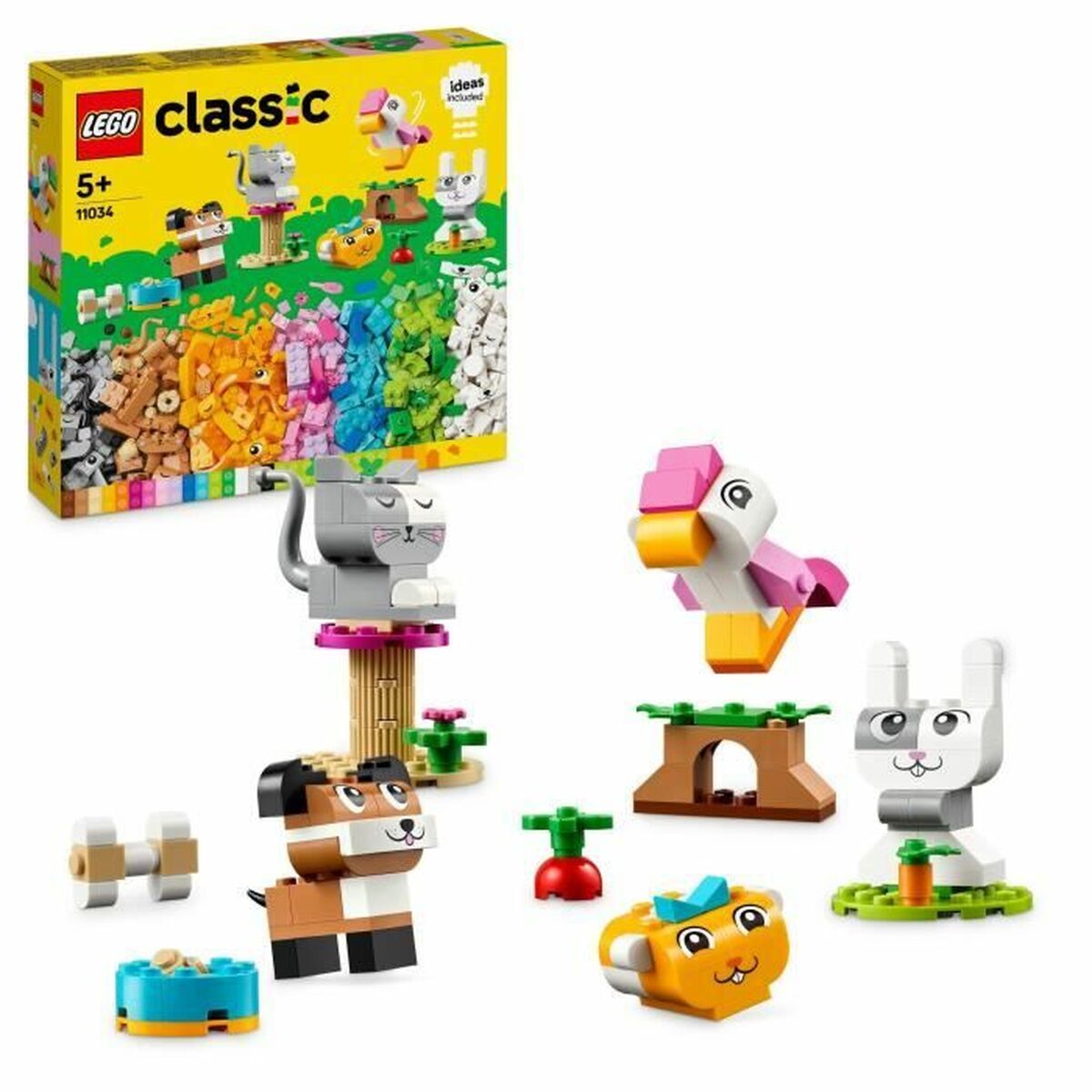 Byggsats Lego Classic Creative Pets Multicolour