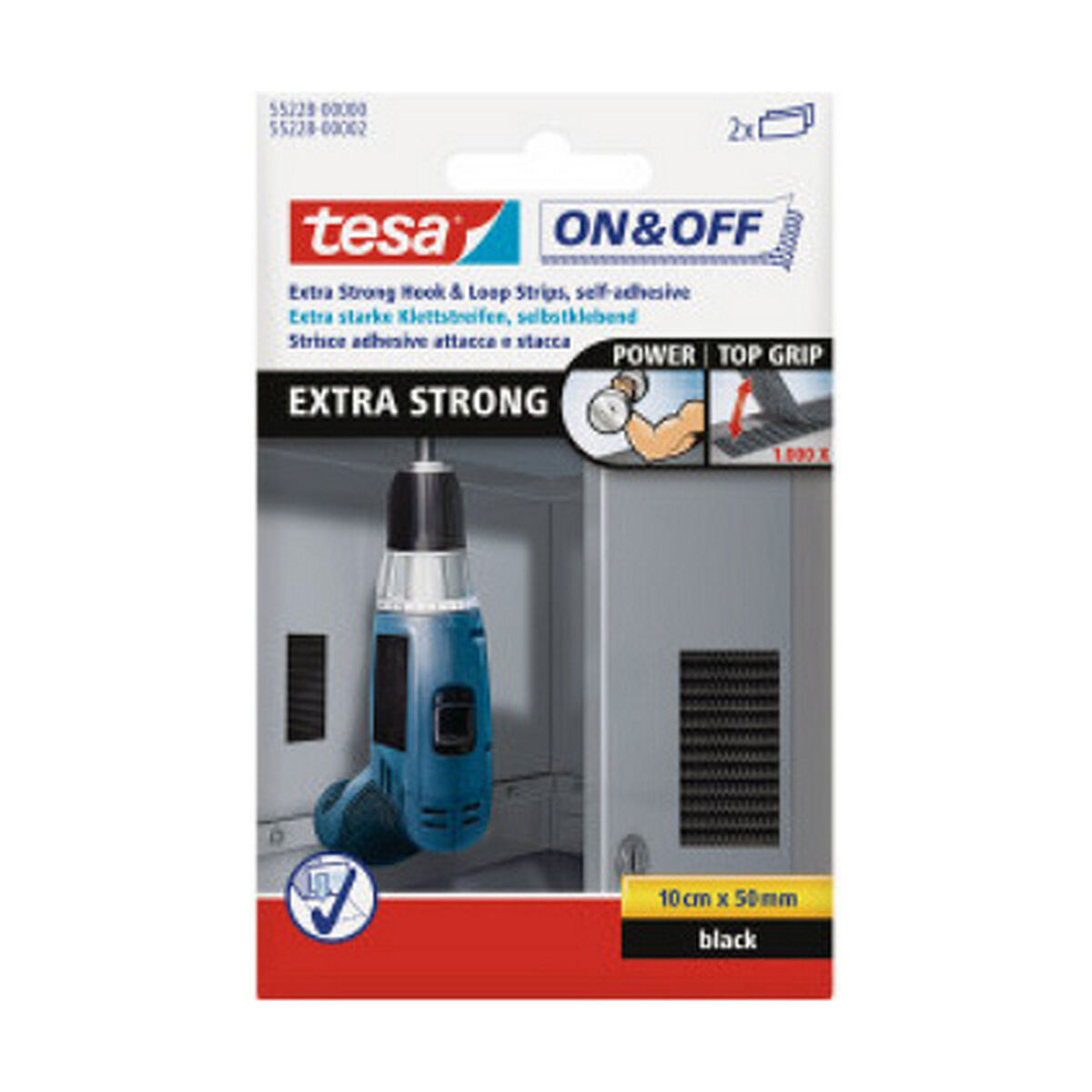 Dubbelsidig Tejp TESA 55228-00 10 x 5 cm - 5