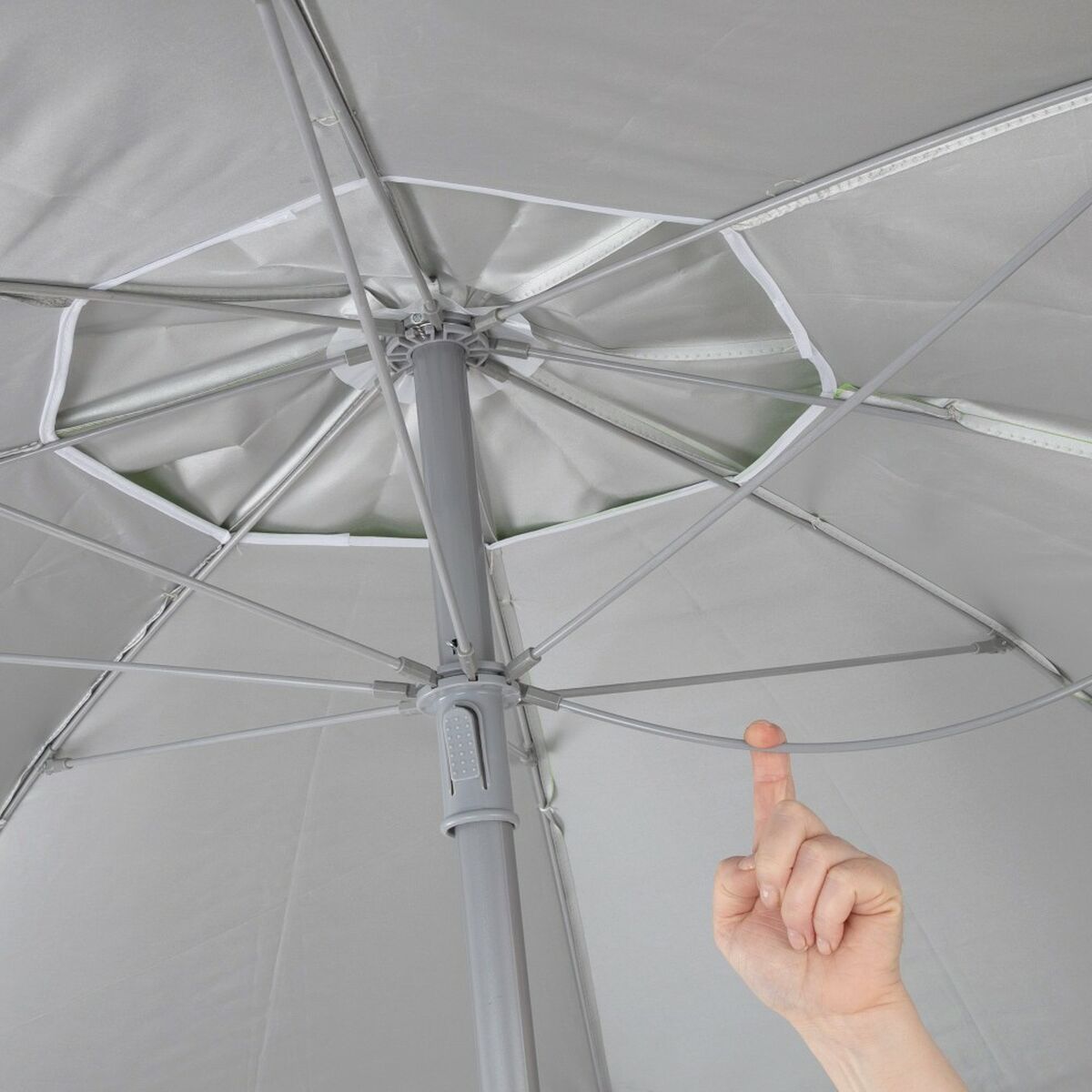 Paraply Aktive Korall Ø 200 cm 200 x 200 x 200 cm 200 x 198 x 200 cm UV50 (6 antal) - 7