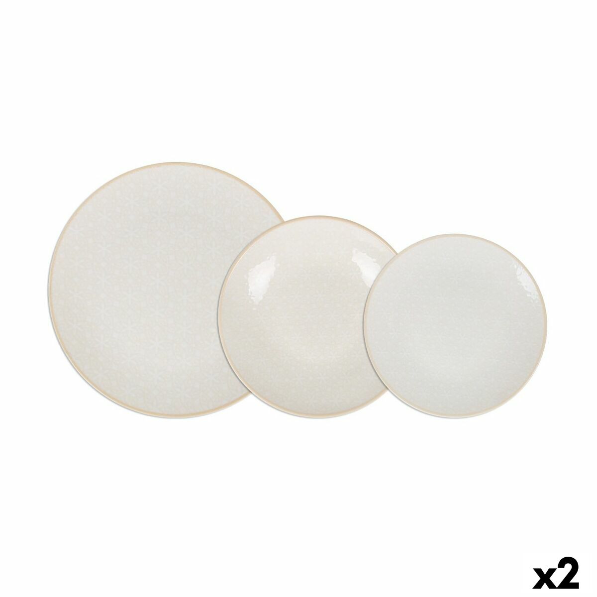 Servissats Santa Clara Moonlight 18 Delar Porslin (2 antal)