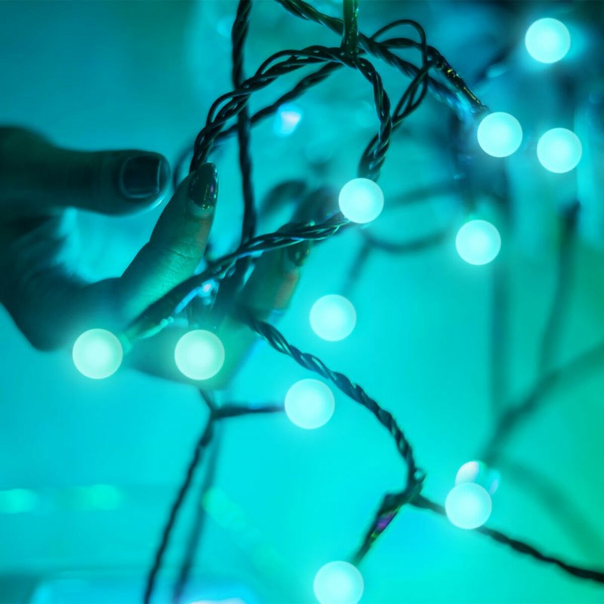 LED-krans Twinkly TMC100-S Gul Multicolour (1 Delar) - 3