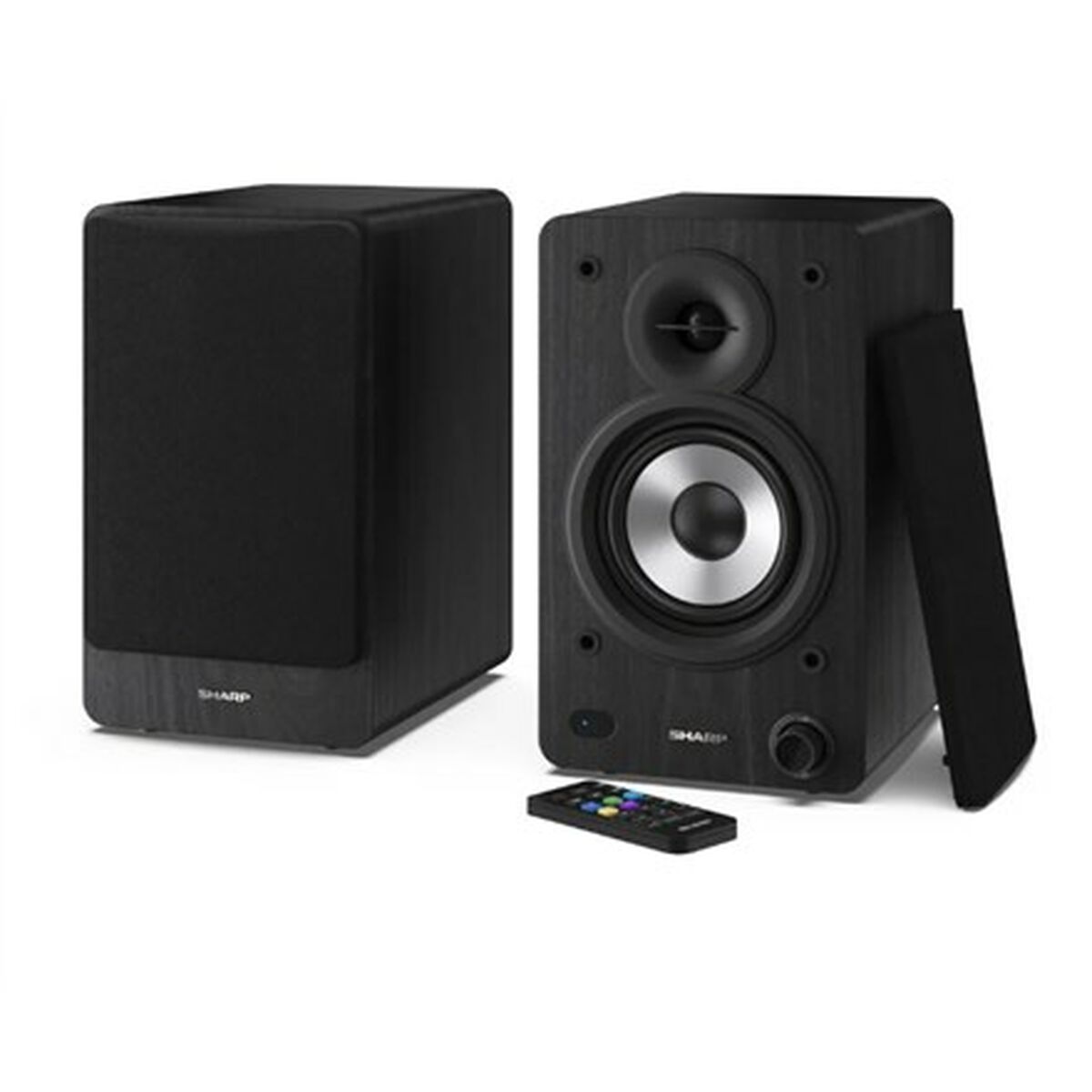 PC-högtalare Sharp Bookshelf Speakers Svart 60 W