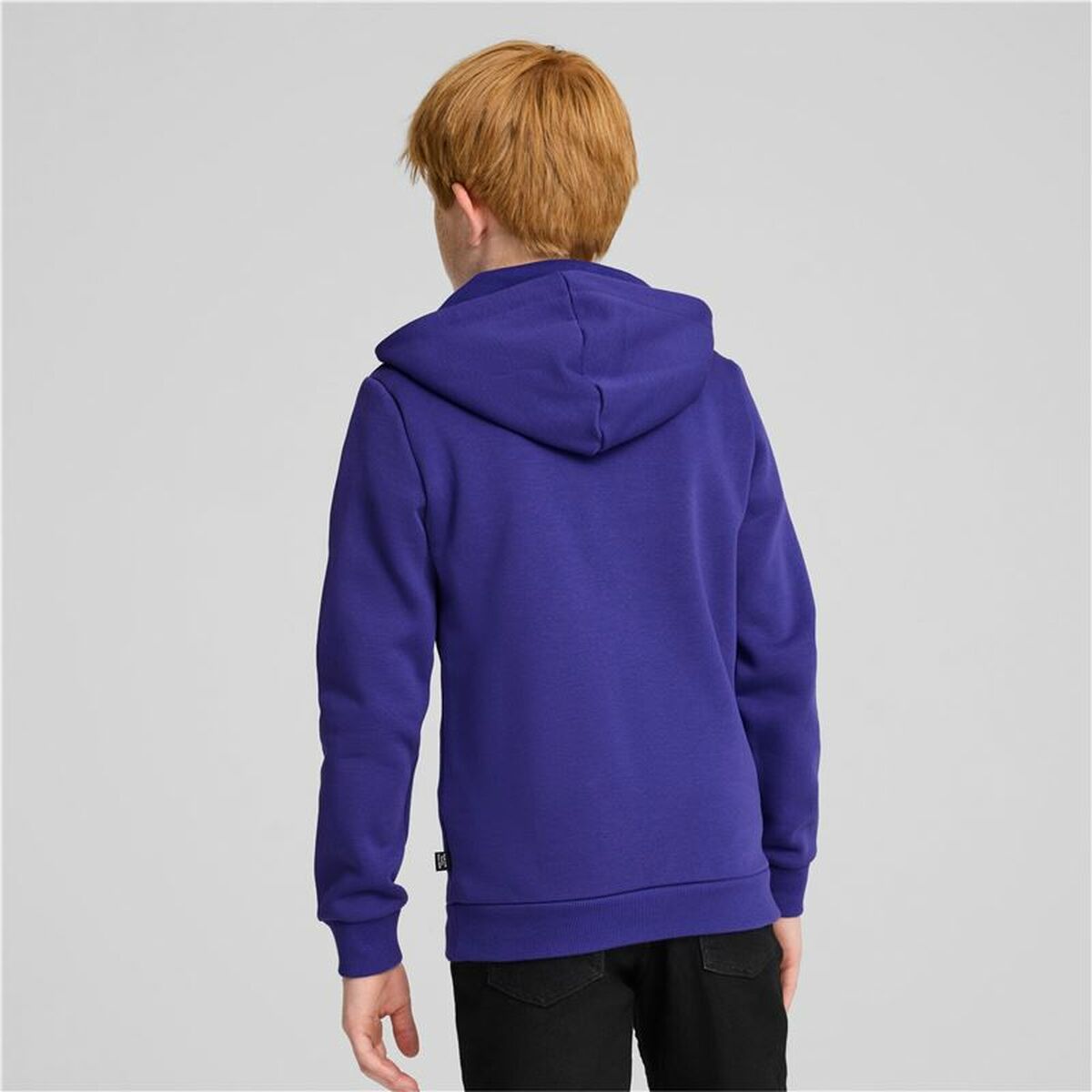 Tröja med huva Unisex Puma Essentials+ 2 Col Big Logo Blå - 4