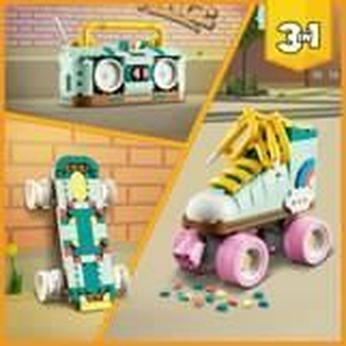 Byggsats Lego 31148 Creator 3in1 Retro Roller Skates Multicolour - 4
