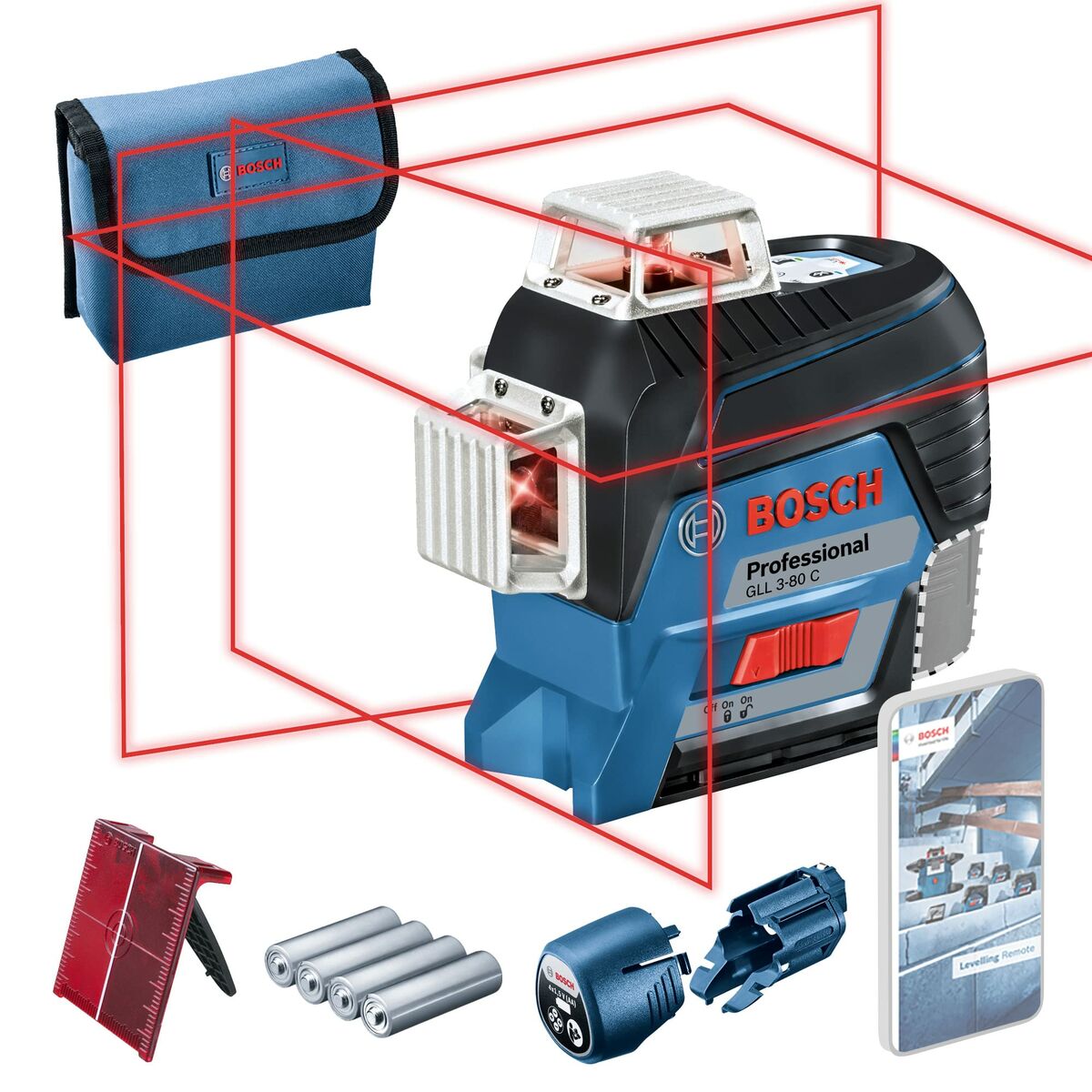 Lasernivå BOSCH GLL 3-80 C - 10