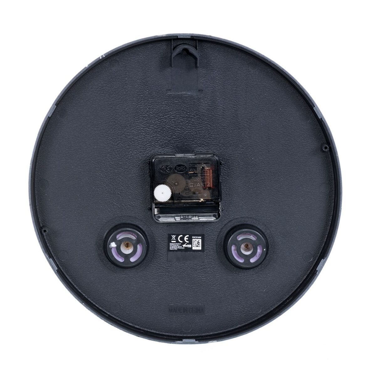 Väggklocka Esperanza EHC016K Svart Glas Plast 25 cm - 2