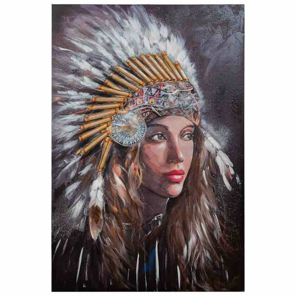 Tavla Alexandra House Living Life Kanvas Granträ 120 x 2 x 80 cm - 4