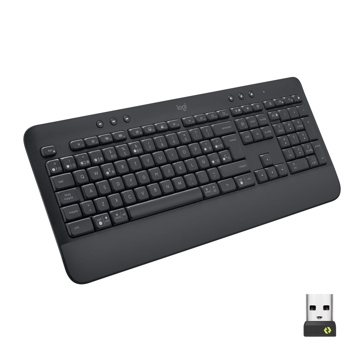 Trådlöst Tangentbord Logitech Signature K650 Qwerty Spanska Svart Stål - 2