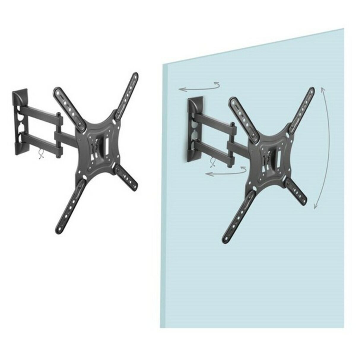 TV-fäste med arm TooQ LP6055TN-B 23"-55" 23" 30 Kg - 3