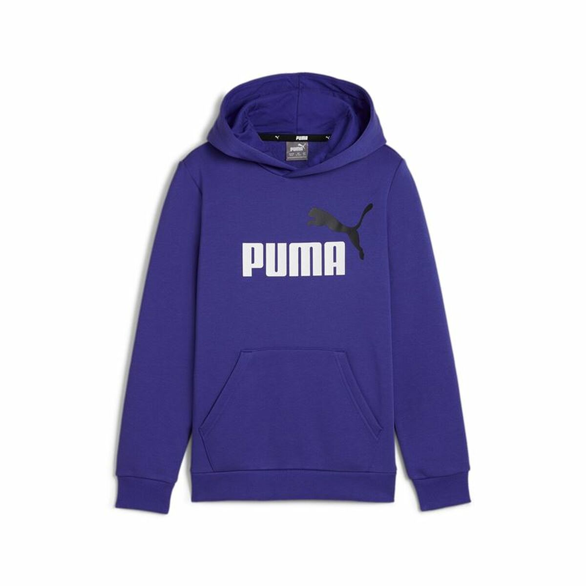 Tröja med huva Unisex Puma Essentials+ 2 Col Big Logo Blå