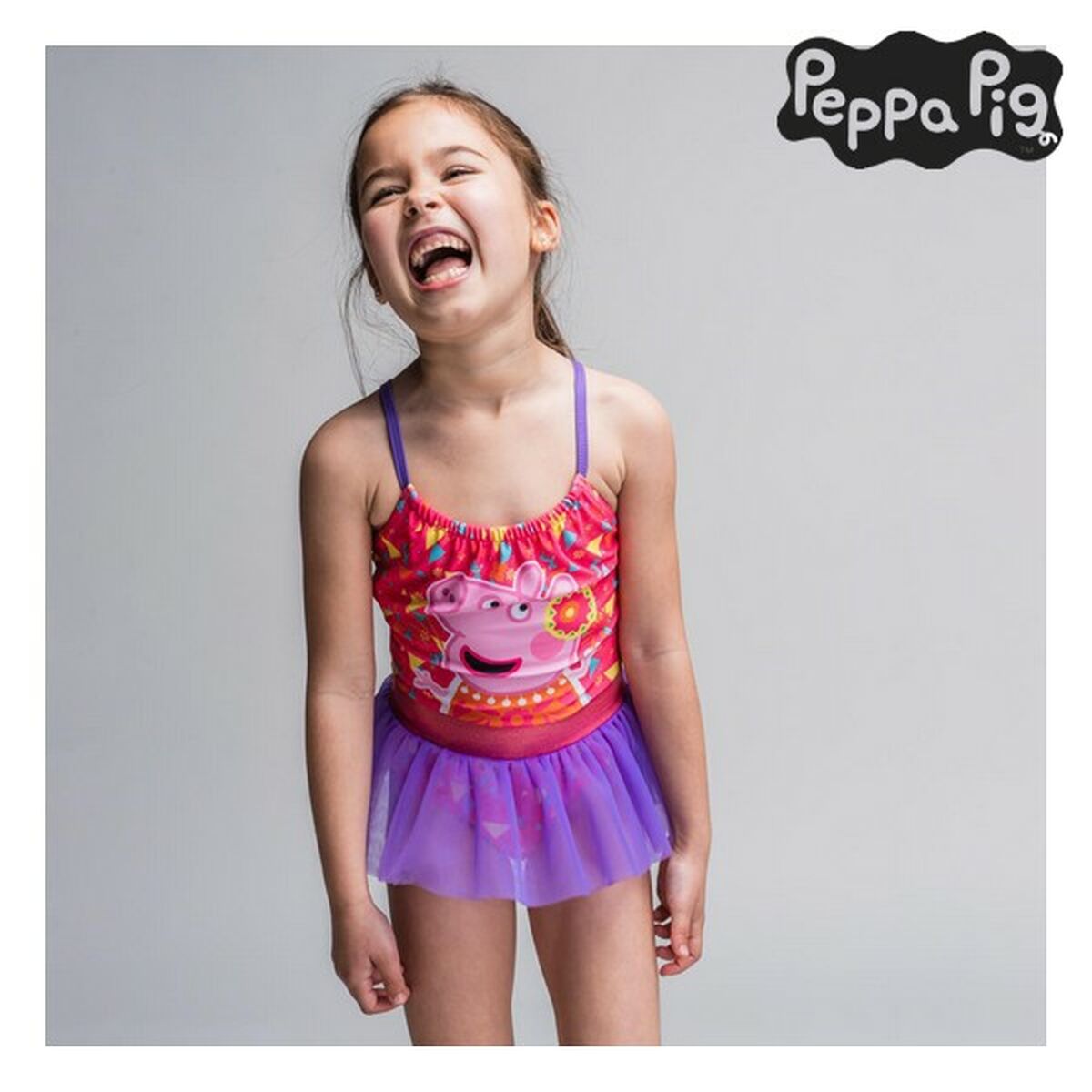 Baddräkt, Flickor Peppa Pig Rosa - 7
