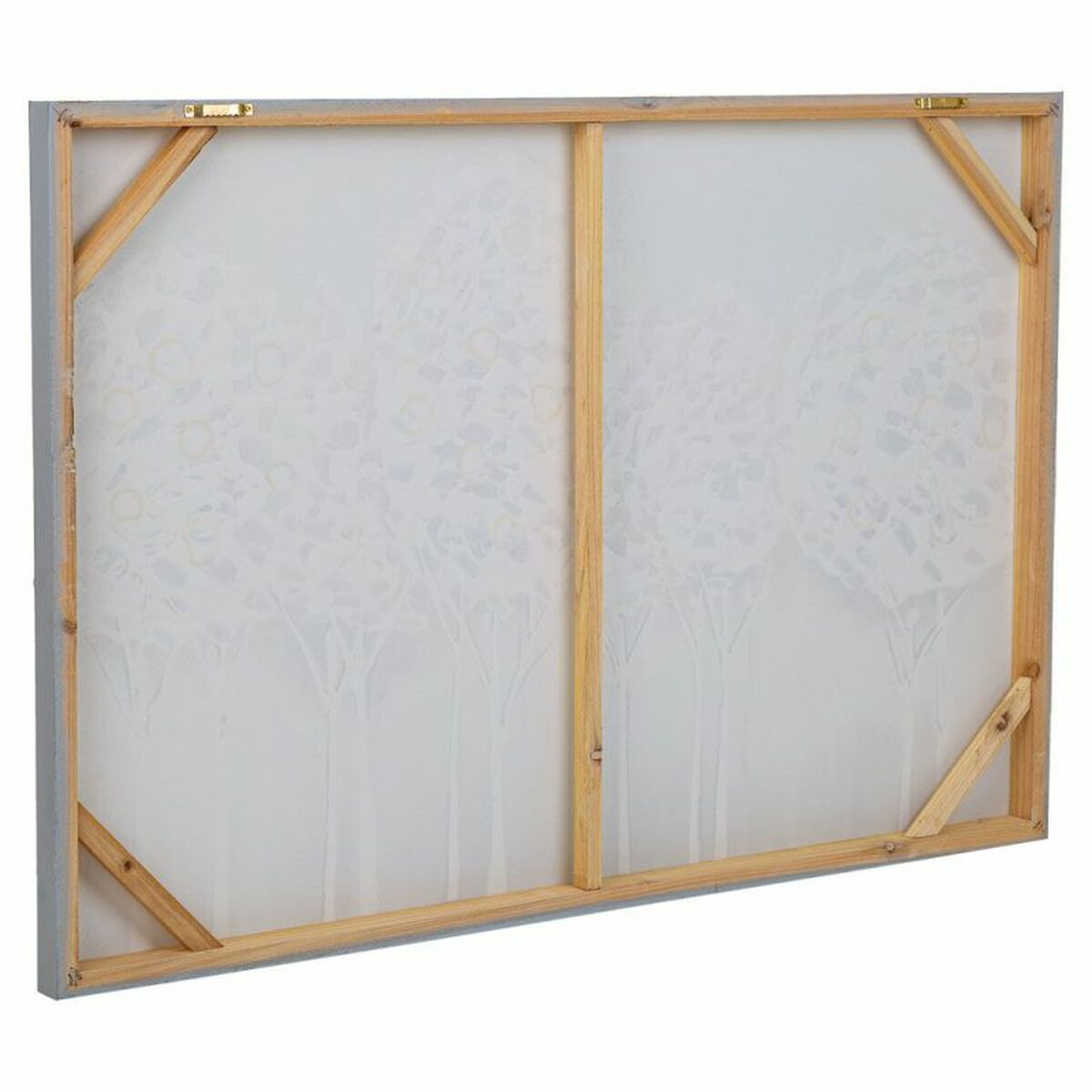 Tavla Alexandra House Living Nature Kanvas Granträ 90 x 3 x 60 cm - 6