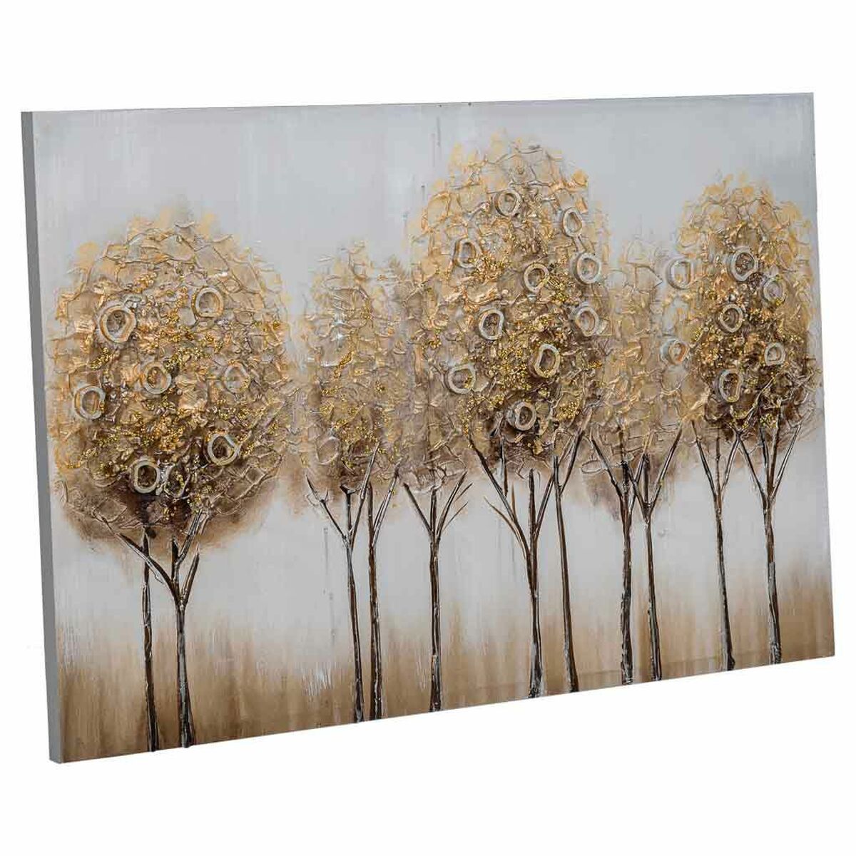 Tavla Alexandra House Living Nature Kanvas Granträ 90 x 3 x 60 cm