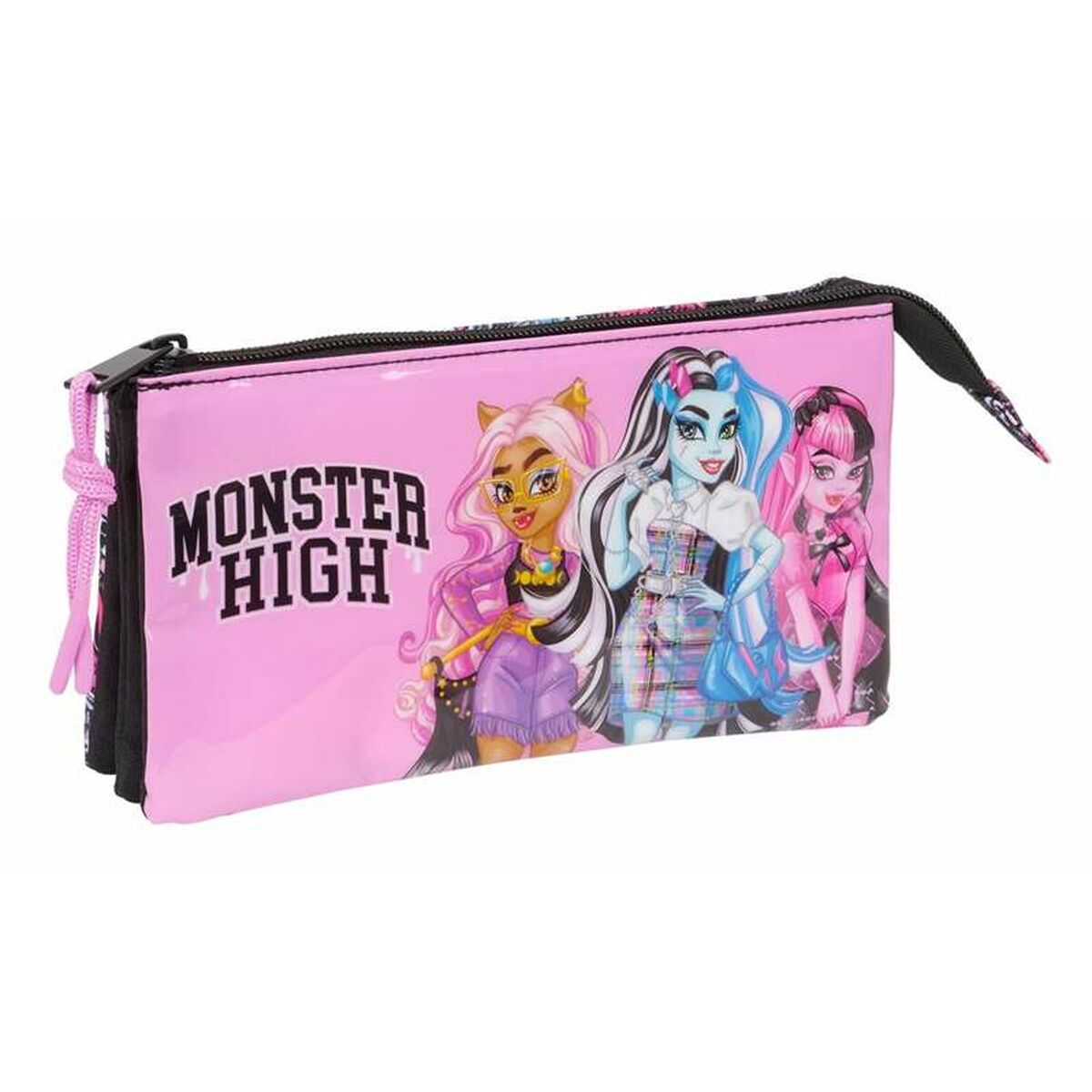 Tredubbel Carry-all Monster High 22 x 12 x 3 cm