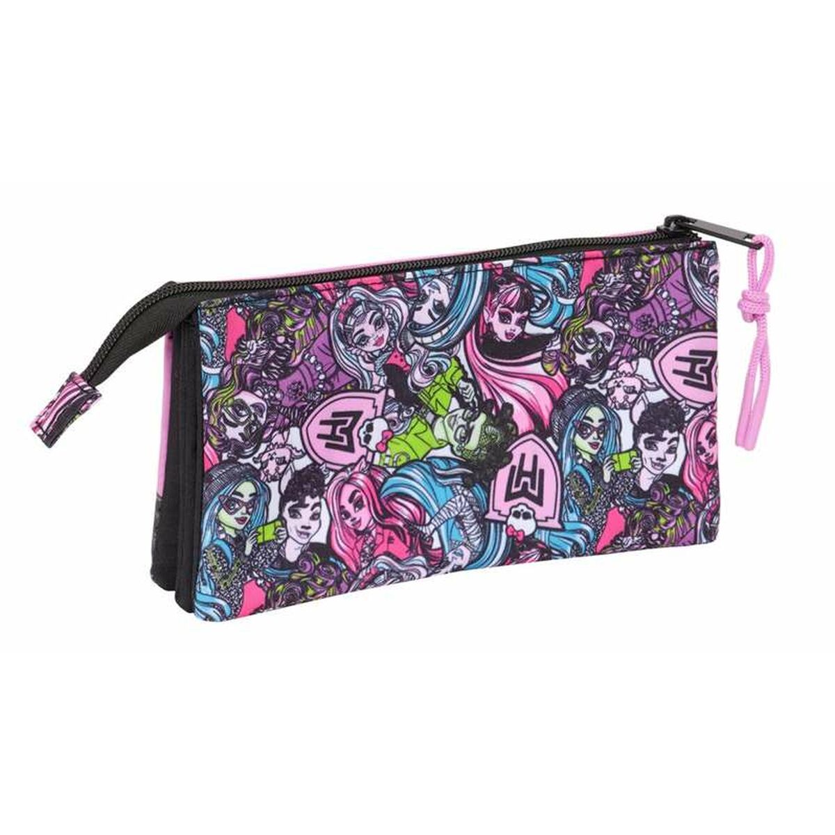 Tredubbel Carry-all Monster High 22 x 12 x 3 cm - 2