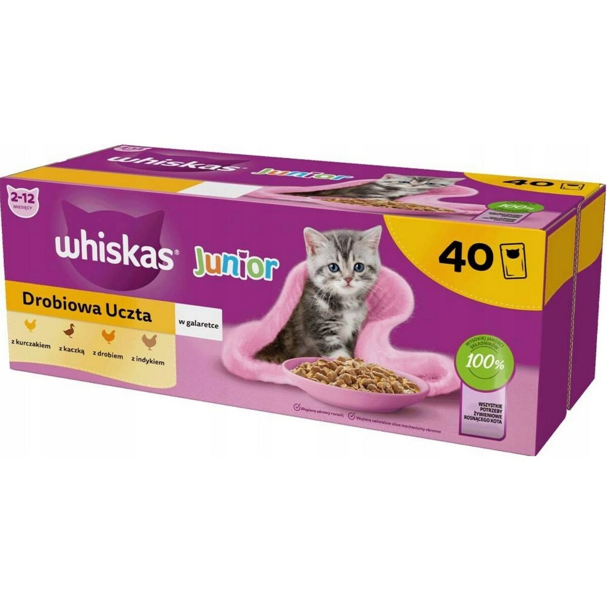 Kattmat Whiskas Junior 40 x 85 g