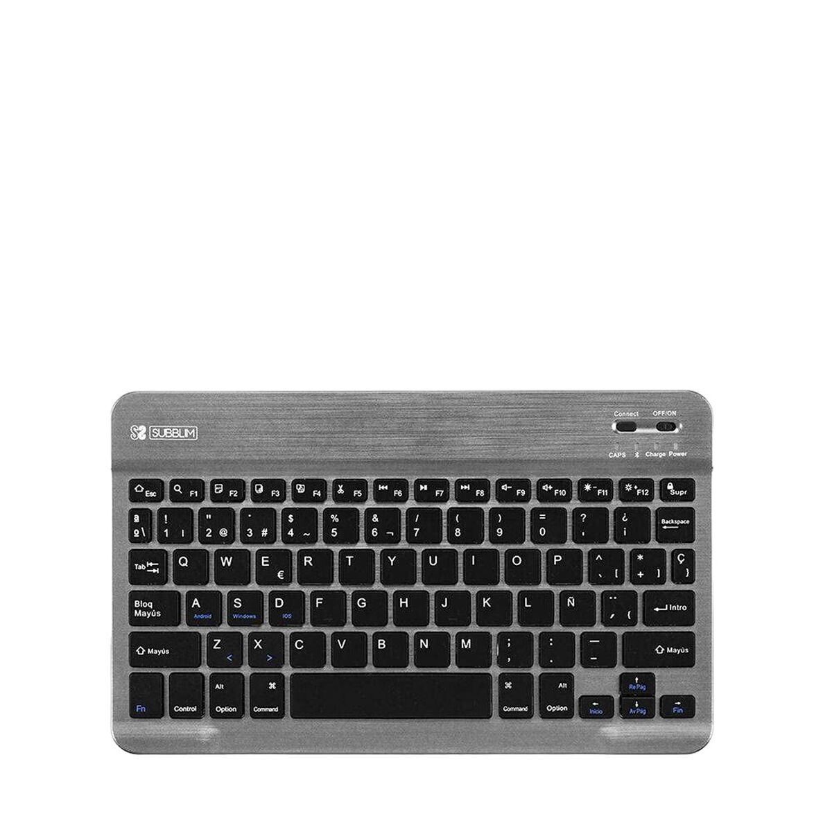 Tangentbord Subblim SUB-KBT-SM0002 Grå Qwerty Spanska - 2