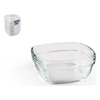 Skål Duralex Lys Stapelbara Fyrkantig 150 ml 9 x 9 x 4 cm