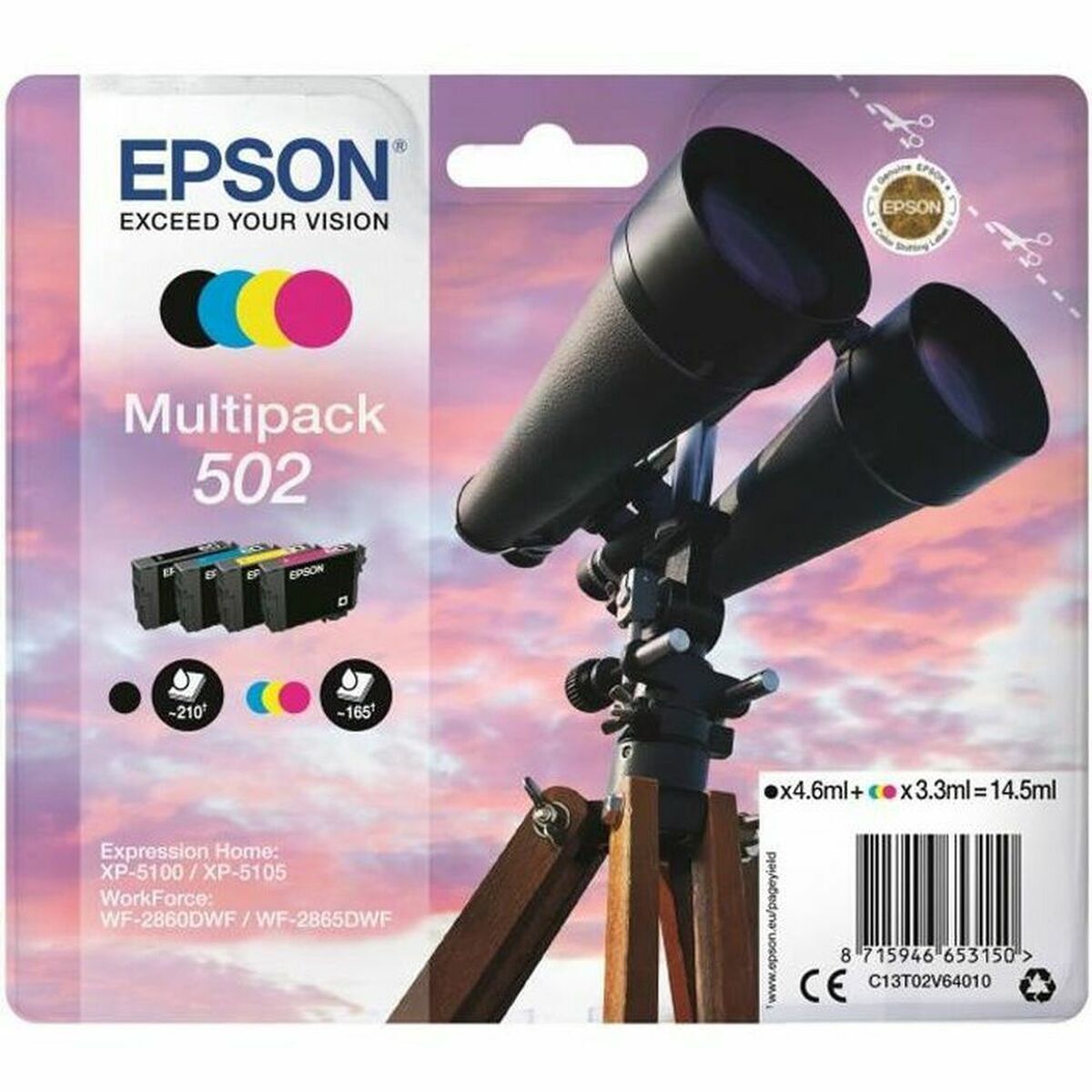 Original Bläckpatron Epson C13T02V64020 - 2