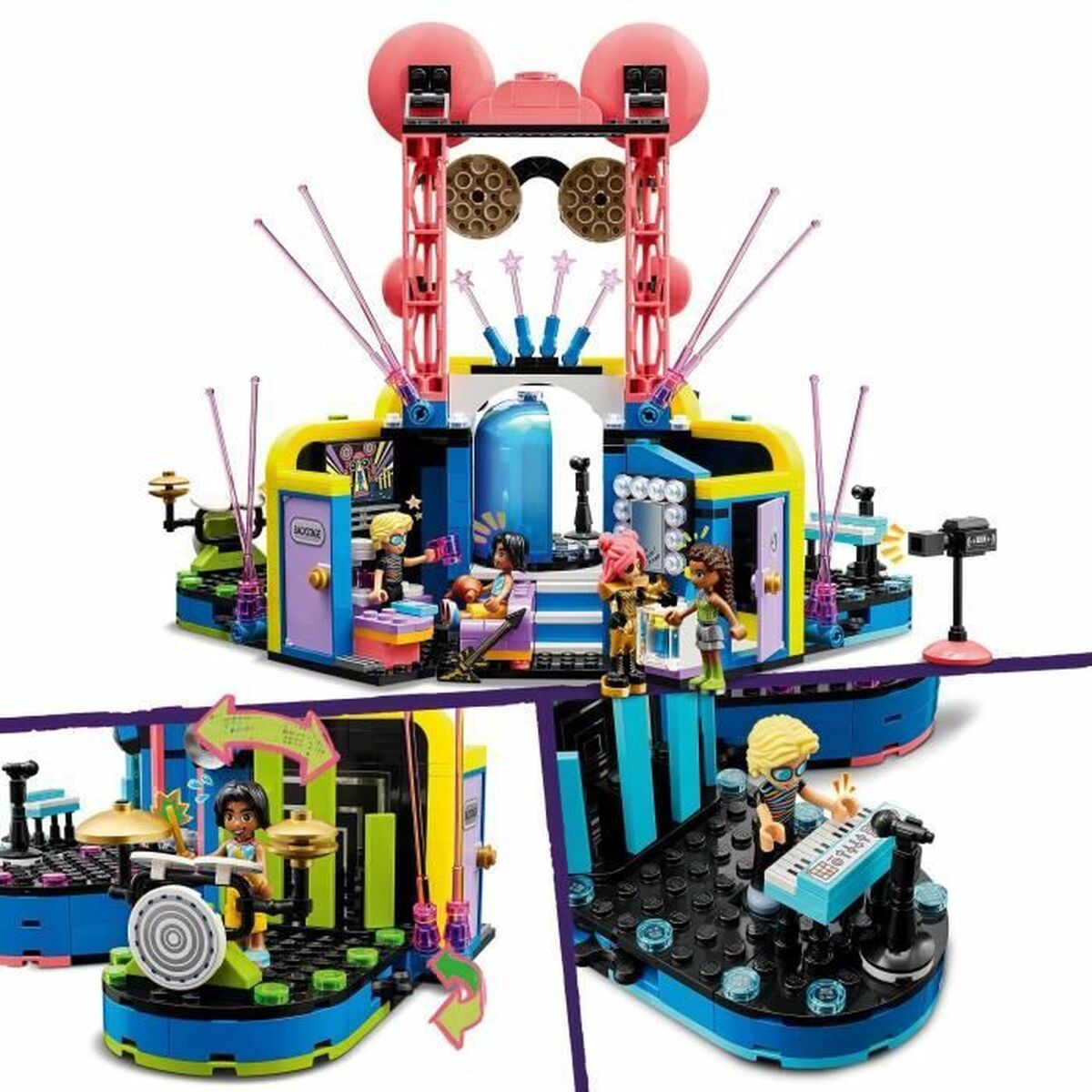 Byggsats Lego 42616 Friends Heartlake City Musical Violet 669 Delar - 3