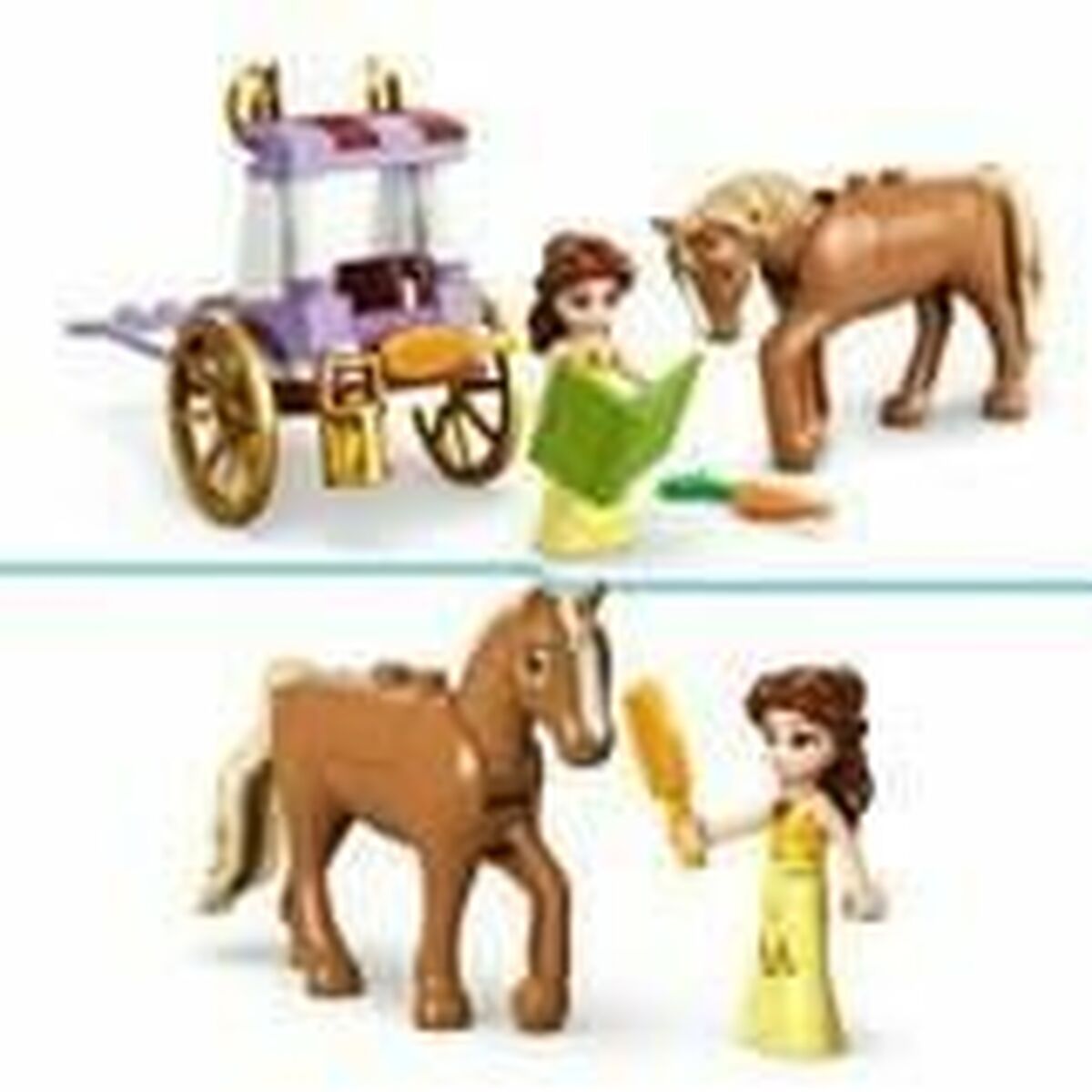 Byggsats Lego 43233 Bella's Fairy Tale Rickshaw Vit Multicolour - 4