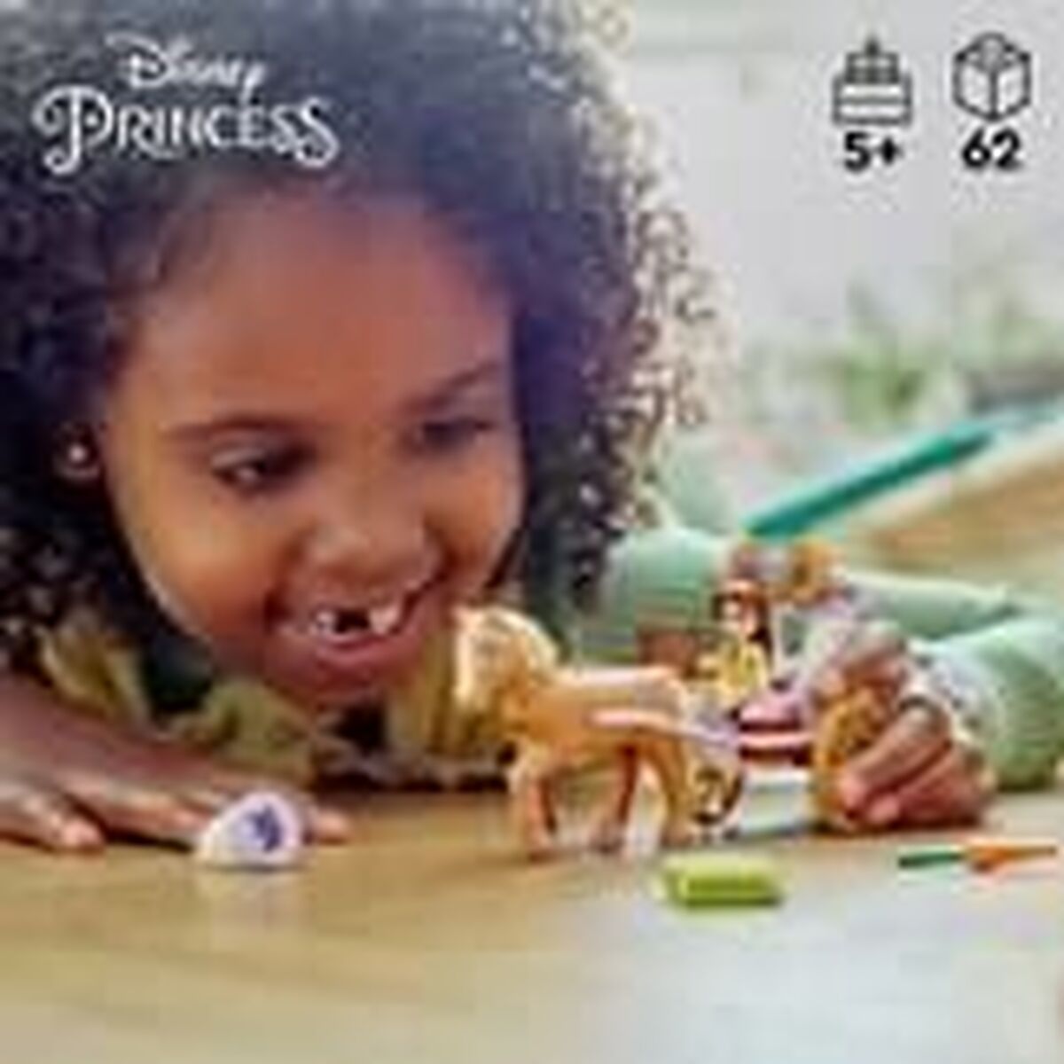 Byggsats Lego 43233 Bella's Fairy Tale Rickshaw Vit Multicolour