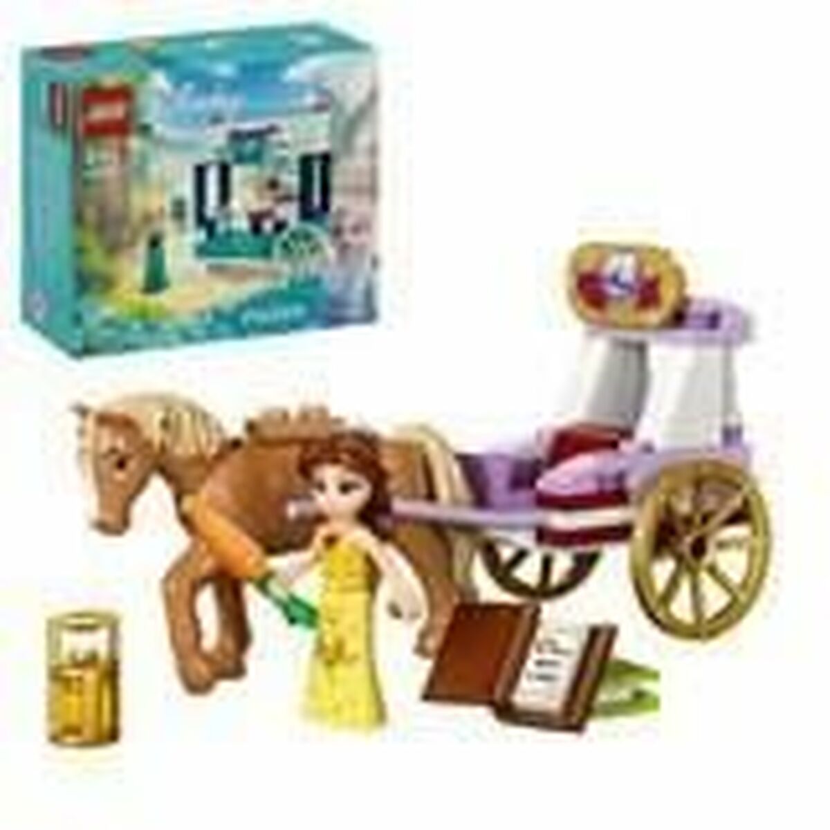 Byggsats Lego 43233 Bella's Fairy Tale Rickshaw Vit Multicolour - 2