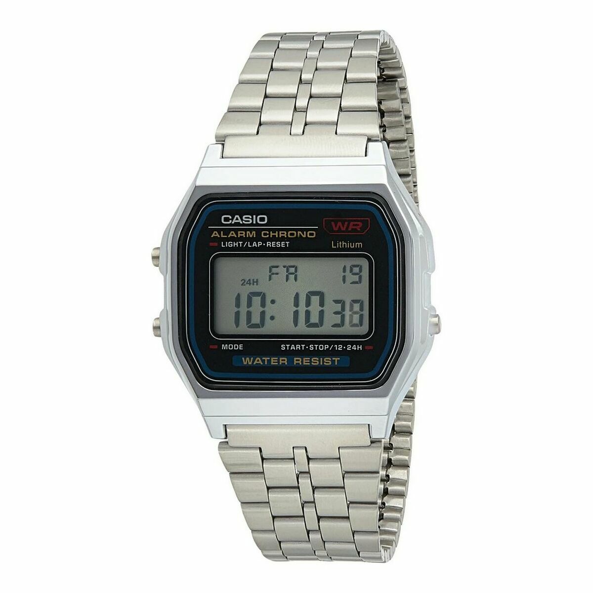 Unisexklocka Casio A-159WA-N1 Grå (Ø 33 mm) - 3