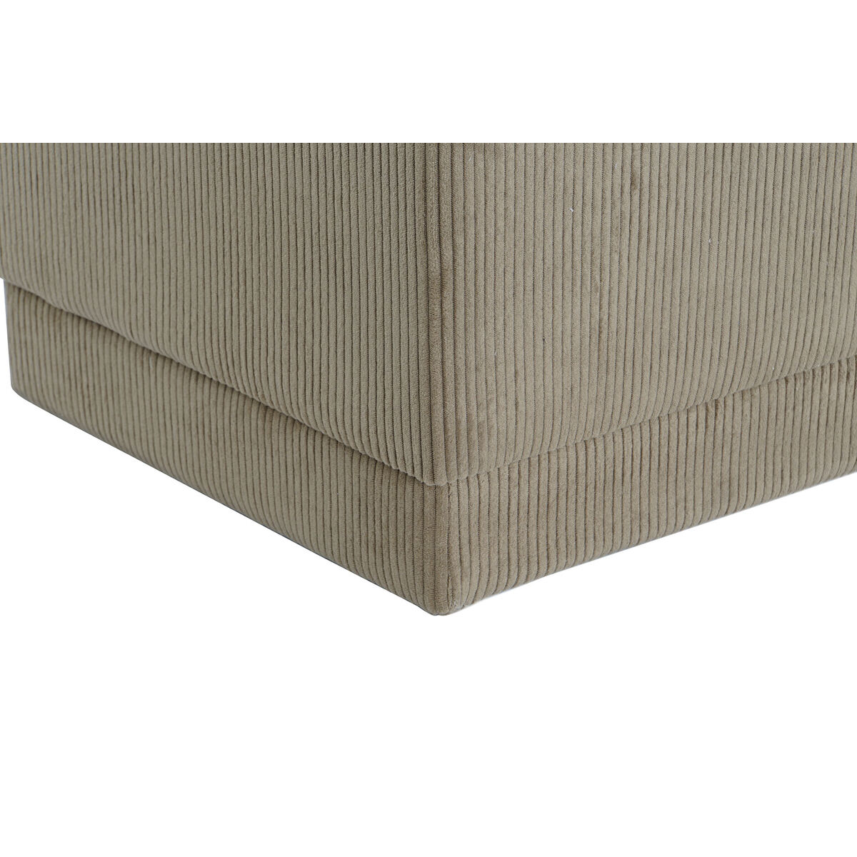Sittpall DKD Home Decor Brun Polyester Trä MDF 100 x 40 x 40 cm - 3