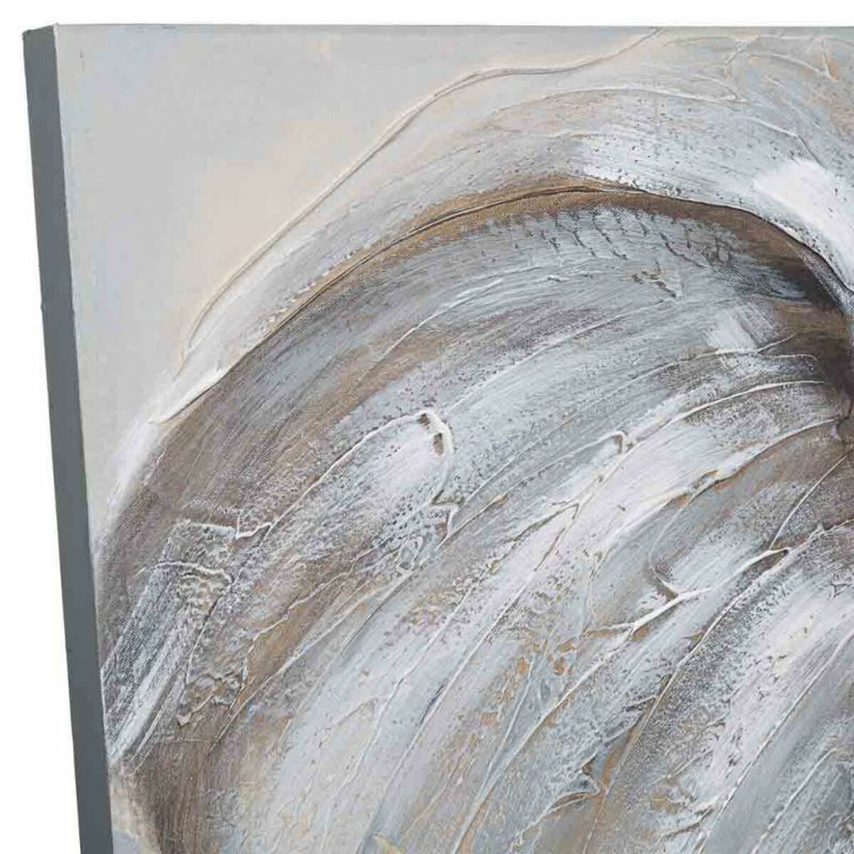 Tavla Alexandra House Living Asia Kanvas Granträ 100 x 3 x 100 cm - 6