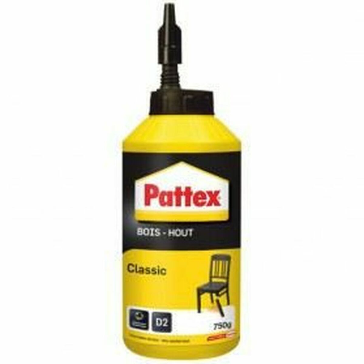 Svans Pattex Classic Transparent Gul/Svart - 2