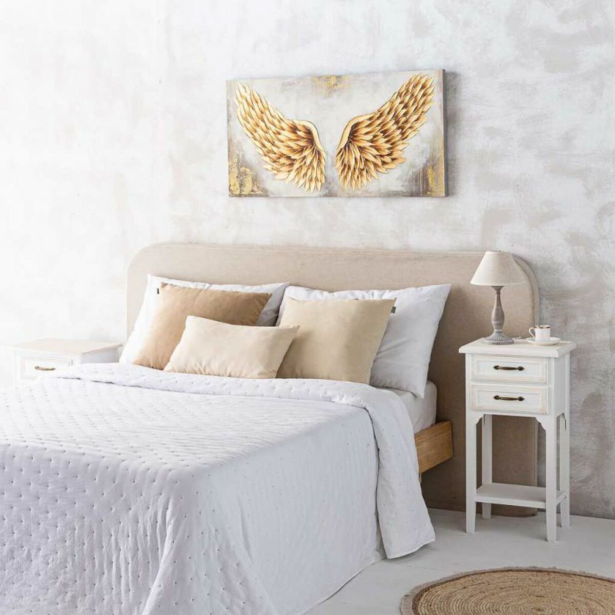 Tavla Alexandra House Living Nature Kanvas Granträ 100 x 3 x 50 cm - 2