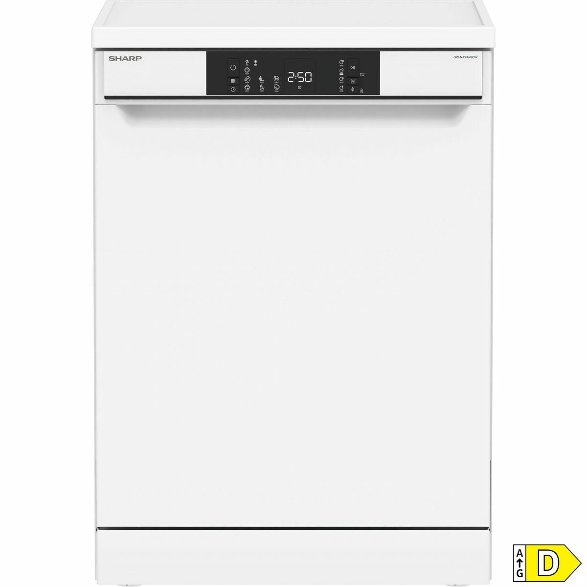 Diskmaskin Sharp QWNA1FF49DWES Vit 60 cm - 2