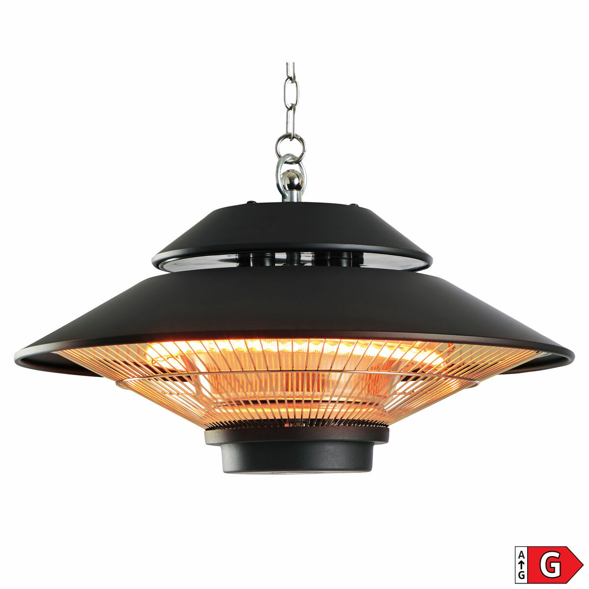 Värmeelement Activejet Activejet APH-IH1500 Svart 1500 W Stål Extern - 2