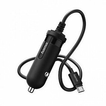 Billaddare Hama 12V 2,4A Svart