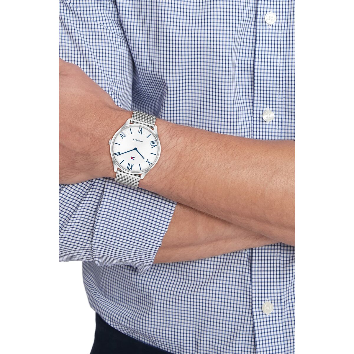 Herrklocka Tommy Hilfiger 1685266 Silvrig - 2