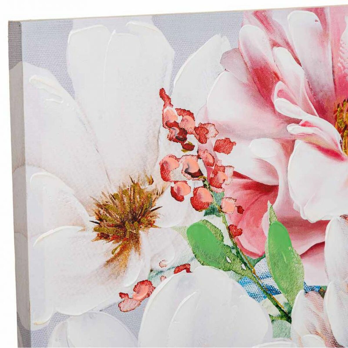 Tavla Alexandra House Living Nature Kanvas Granträ 80 x 3 x 80 cm - 6