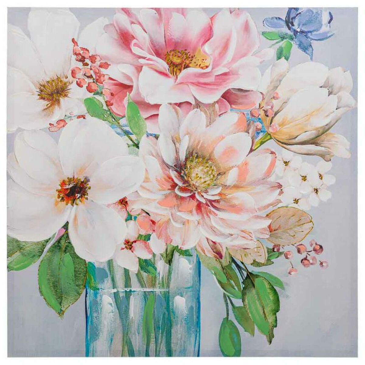 Tavla Alexandra House Living Nature Kanvas Granträ 80 x 3 x 80 cm - 3