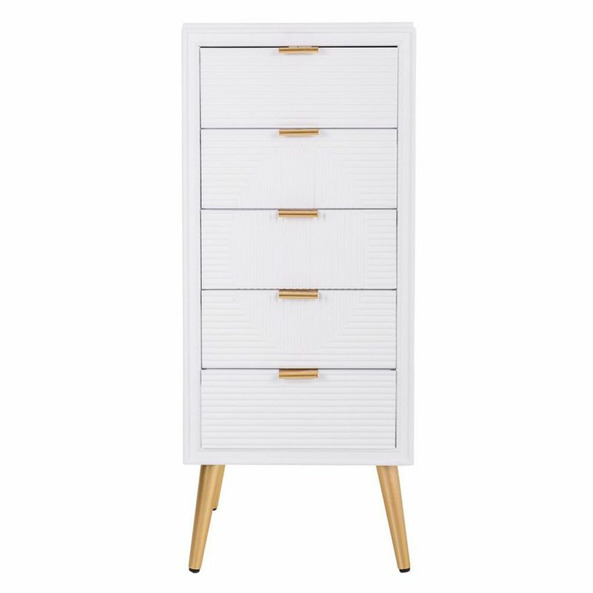 Byrå Alexandra House Living Gyllene Trä MDF 36 x 100 x 42 cm - 3