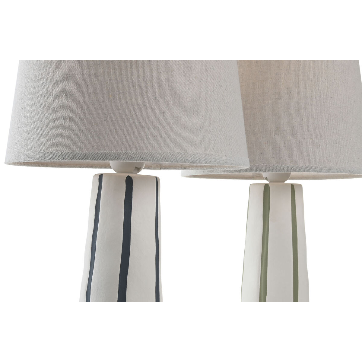 Bordslampa Home ESPRIT Blå Vit Grön 50 W 220 V (2 antal) - 3