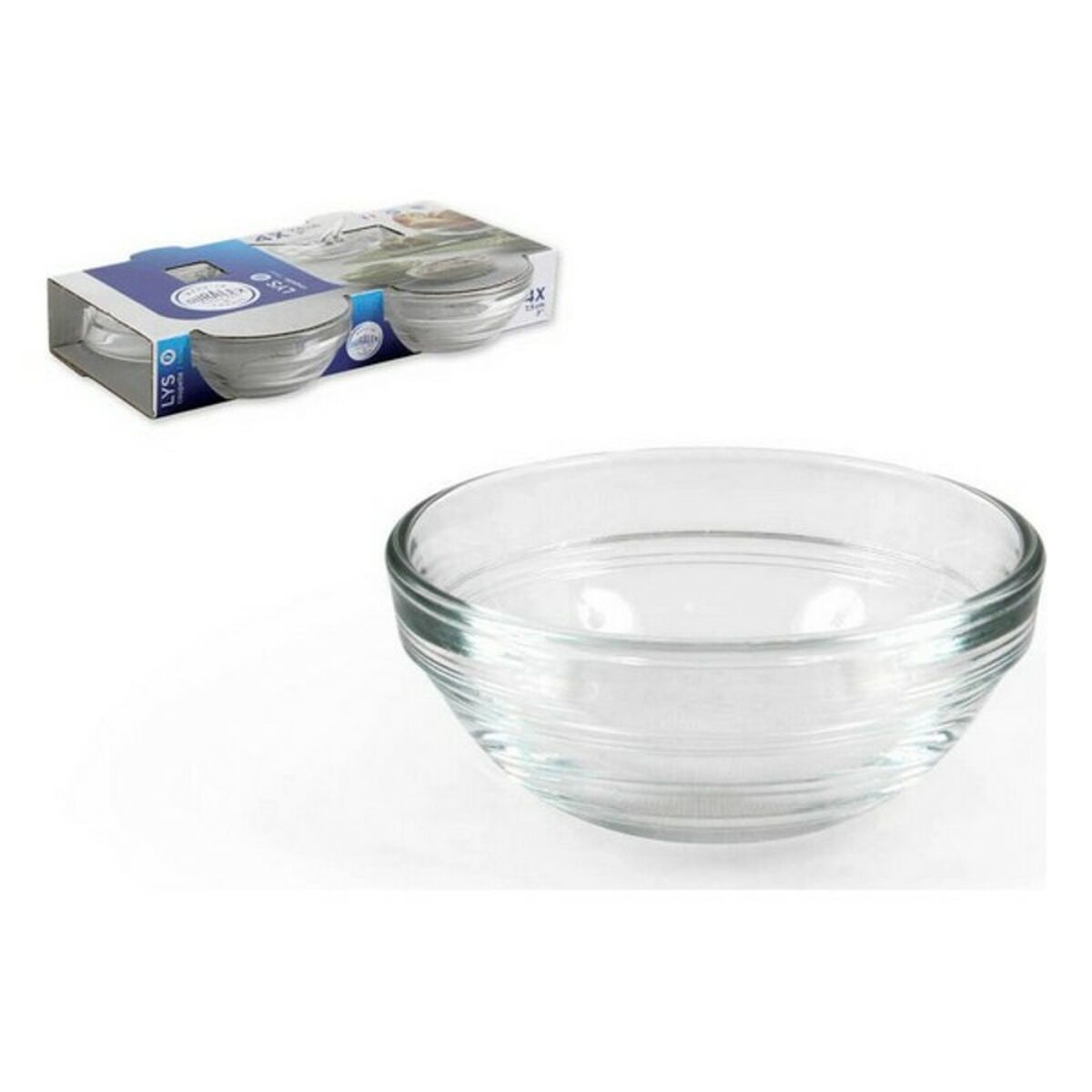 Skål Duralex Stapelbara Rund (4 uds) (70 ml) - 5