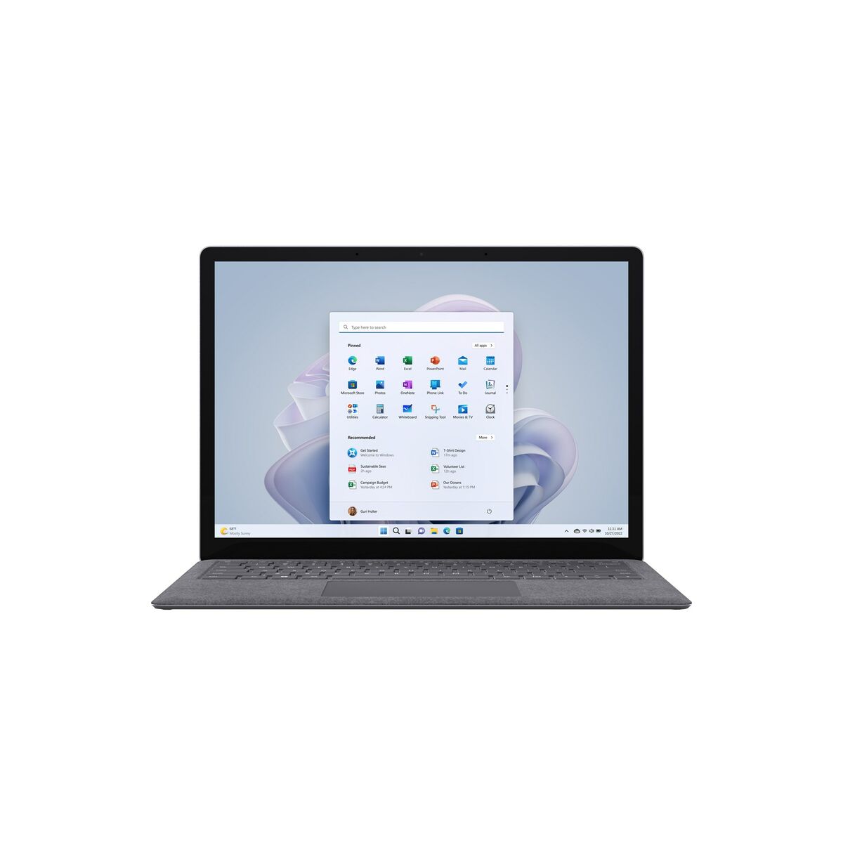 Bärbar dator Microsoft R7B-00009 13,5" Intel Corre i5-1245U 16 GB RAM 256 GB SSD QWERTY