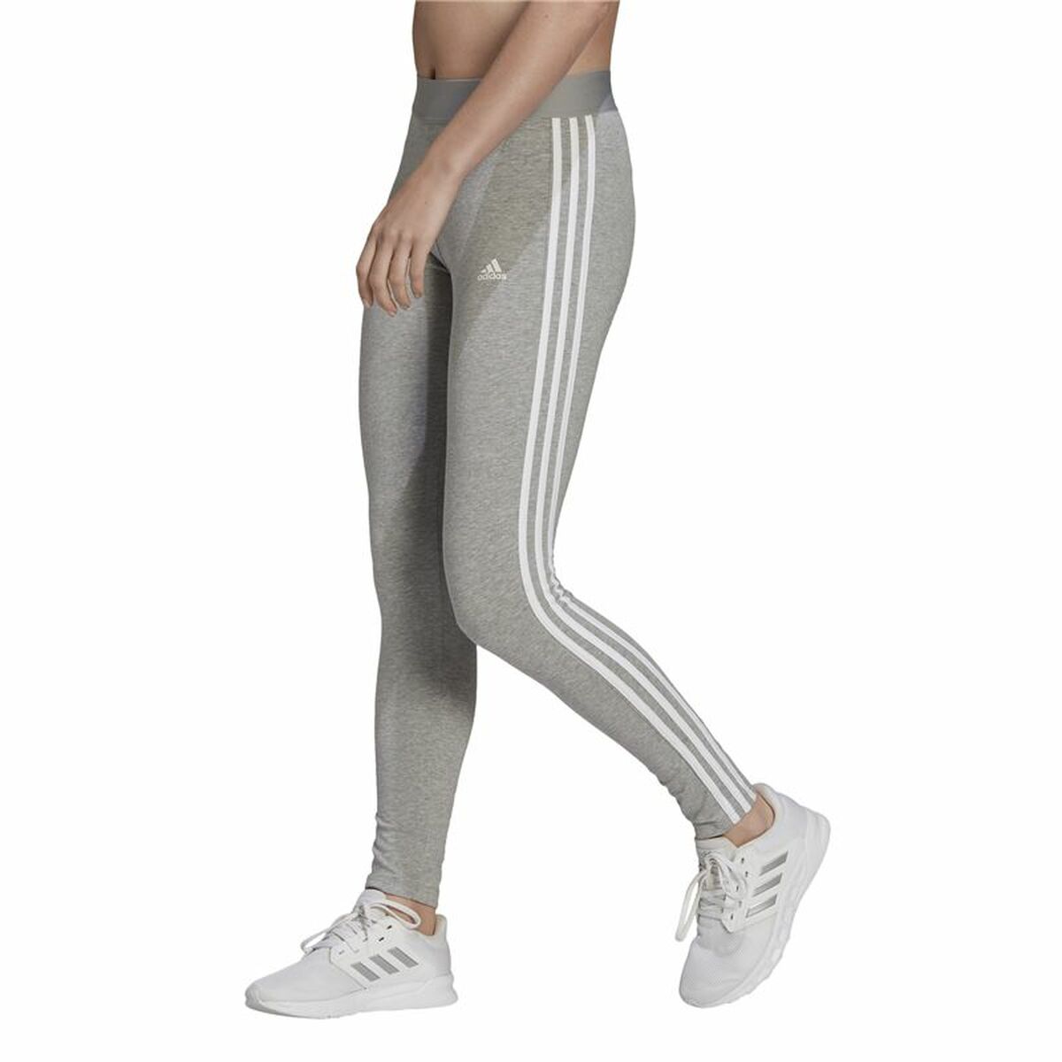 Sport-leggings, Dam Adidas 3S Grå - 2