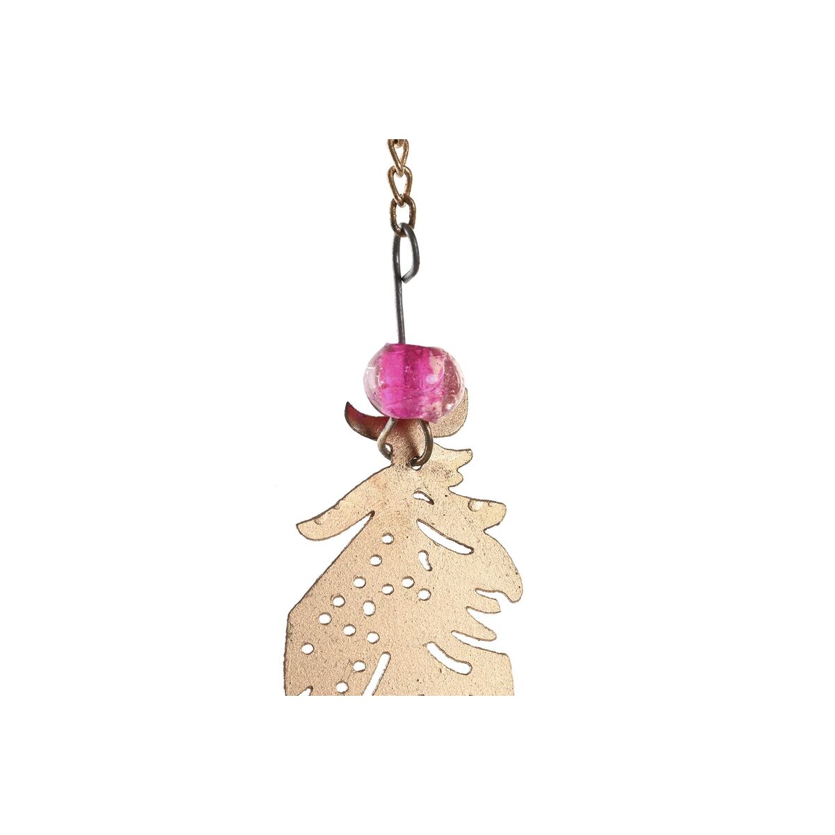 Prydnadsfigur DKD Home Decor Gyllene Fjädrar 25 x 1 x 77 cm - 8