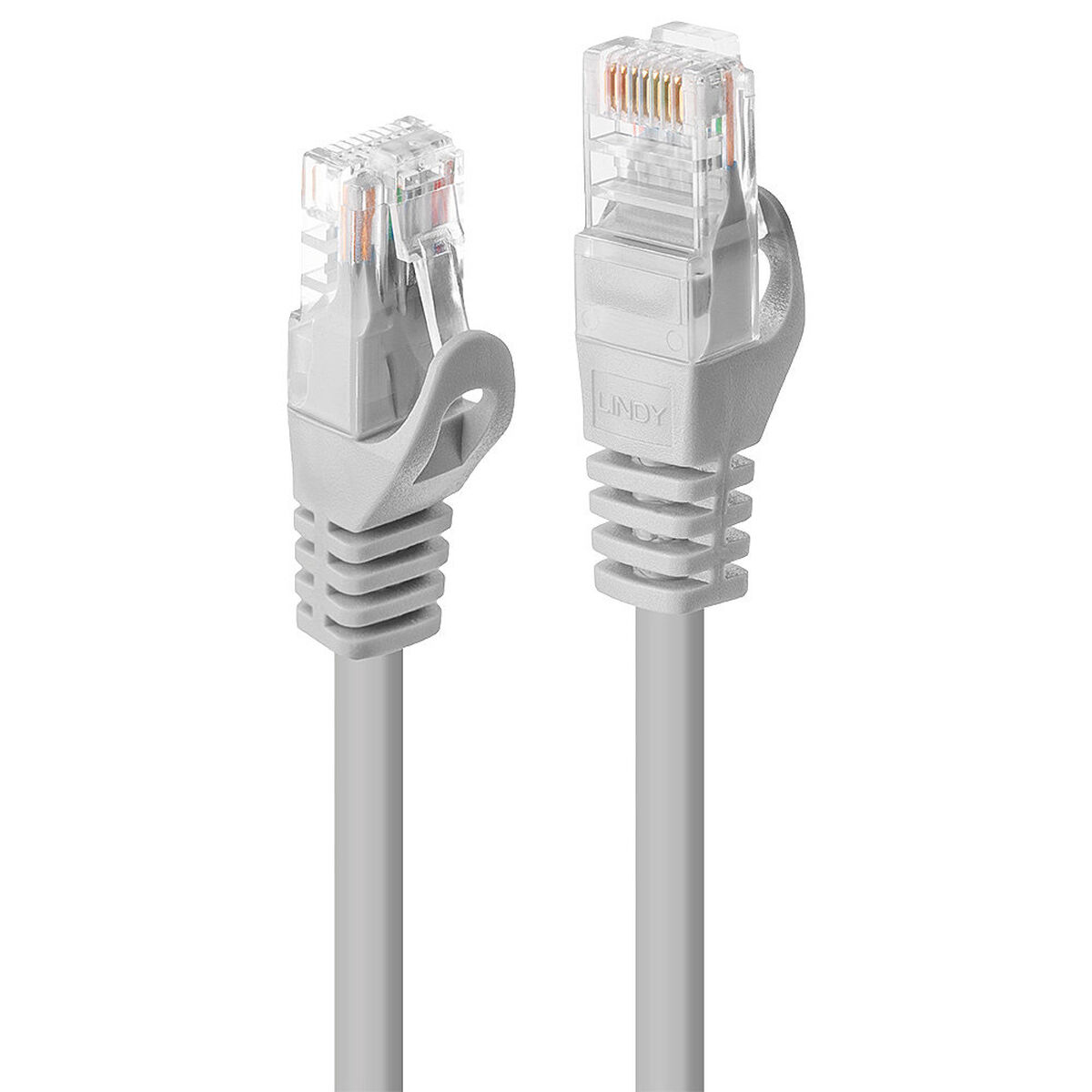 Nätkabel UTP Styv Kategori 6 LINDY 48369 Grå 20 m - 2