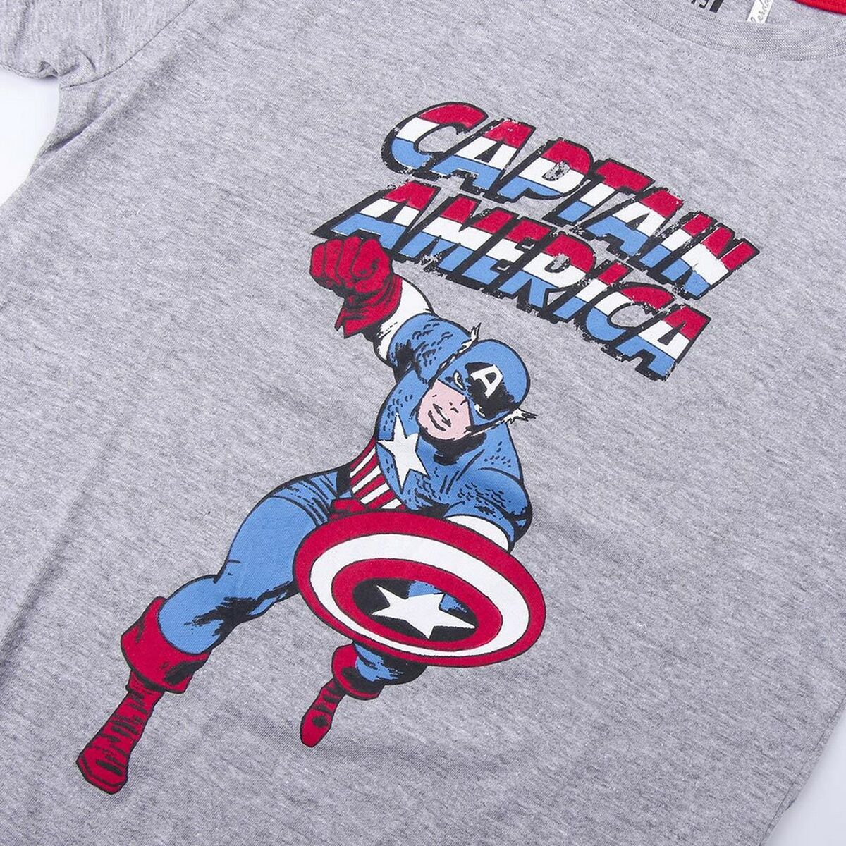 Sommarpyjamas Marvel Grå Blå - 4