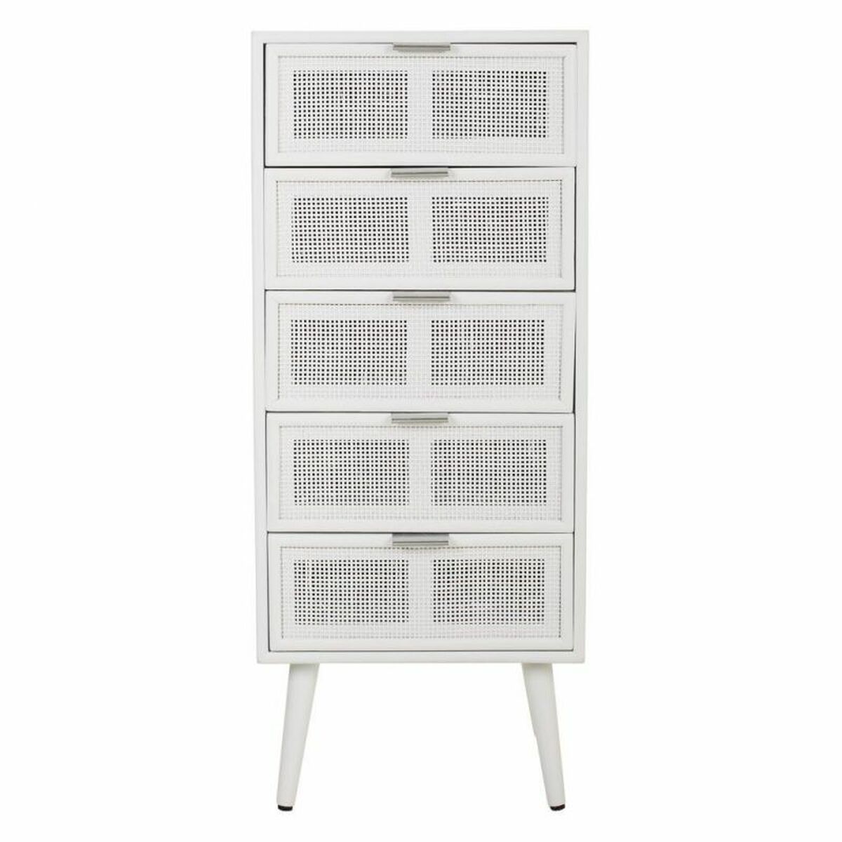Byrå Alexandra House Living Vit Bambu Trä MDF 36 x 100 x 42 cm - 4