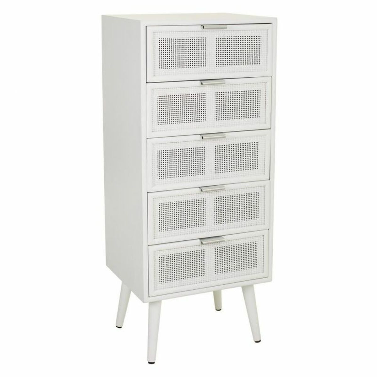 Byrå Alexandra House Living Vit Bambu Trä MDF 36 x 100 x 42 cm